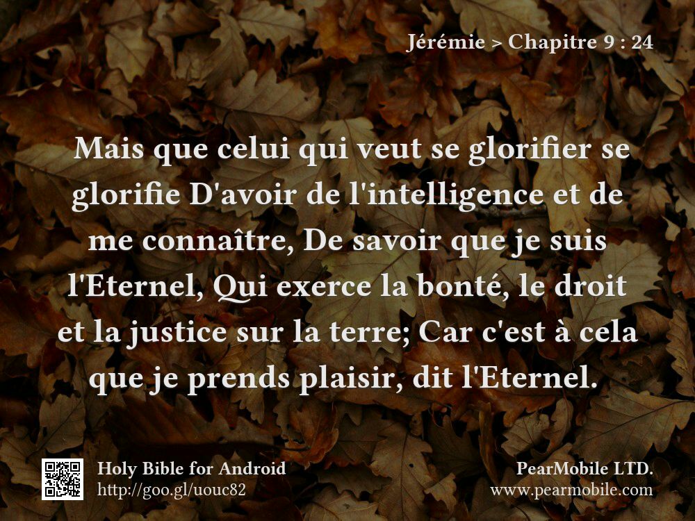 Jérémie, Chapitre 9:24